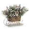 10" Gold Glittery Bristle® Pine Sleigh with LED Lights & Timer